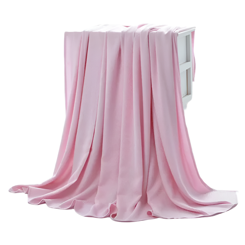Summer Cooling Bamboo Fiber Blanket Thin Breathable Throw For Bed Sofa Travel

<