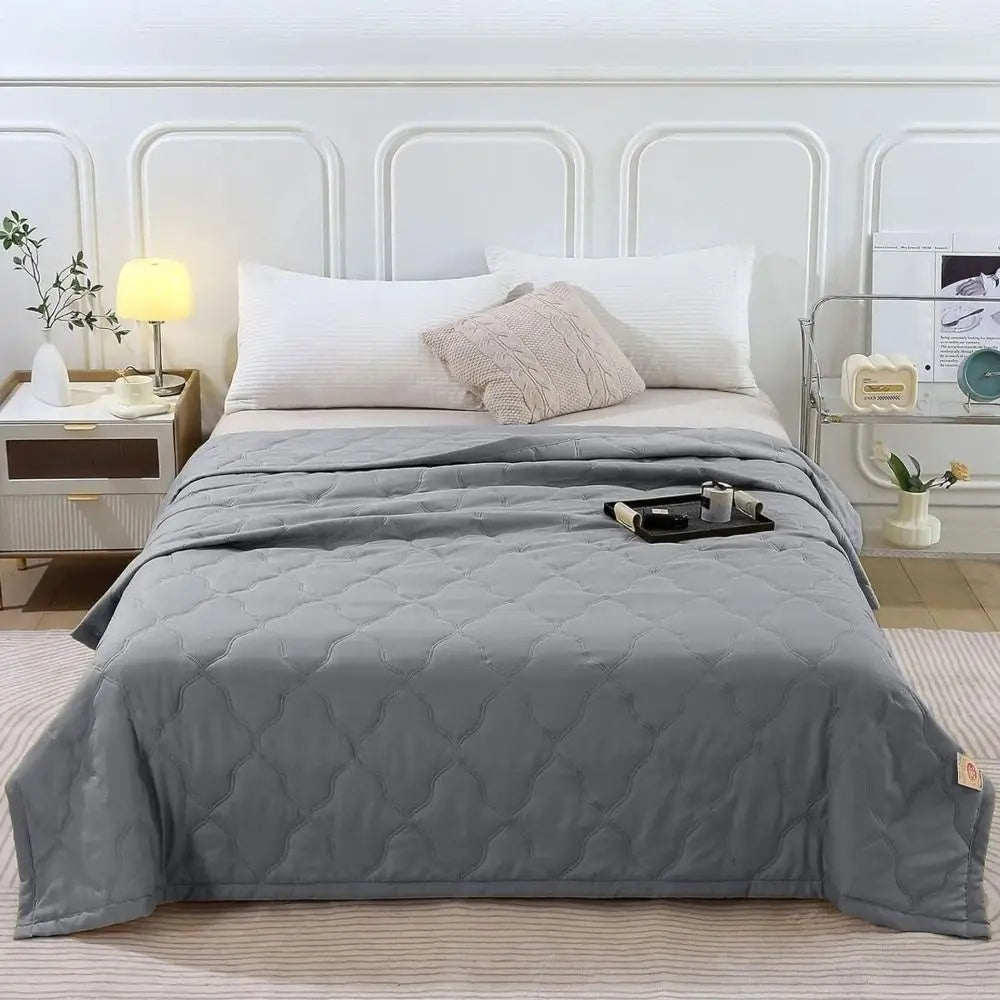 Skin Friendly Cooling Blanket Double Sided Cold Effect Quilt Spring Summer Breathable Quilt

<