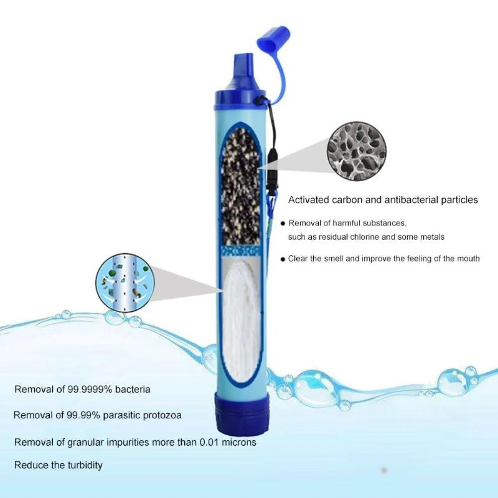 Outdoor Water Purifier For Camping Hiking Emergency Use