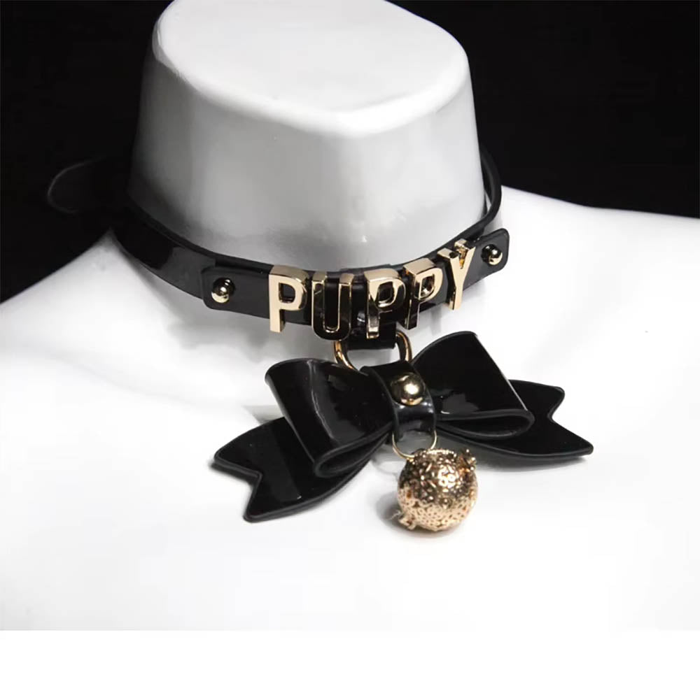 Bdsm Choker With Glowing Bell Lead Rope Puppy Play Sextoy For Women Couple Collar Bondage Harness Woman Accessories Sexy
