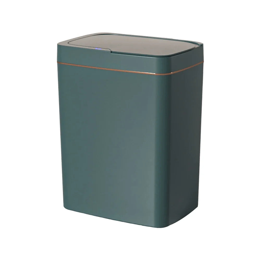 15/18L Smart Sensor Trash Can Waterproof Intelligent Touchless Quiet Auto Motion Rubbish For Kitchen Bathroom