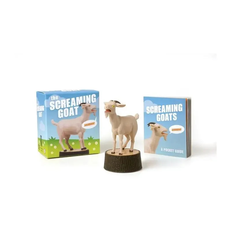 Screaming Goat Figurine Fun Statue With Sound