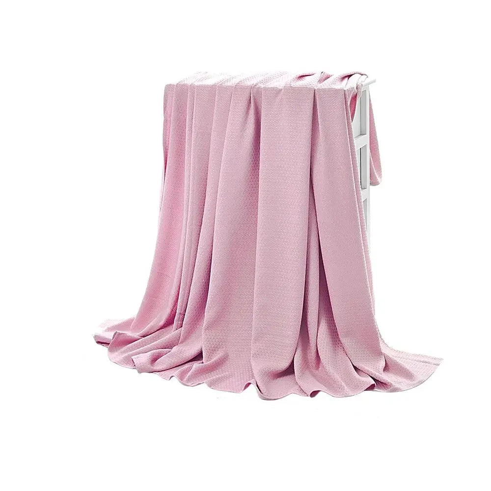 Cooling Bamboos Air Conditioning Throw Blanket Breathable Fiber Blanket

<