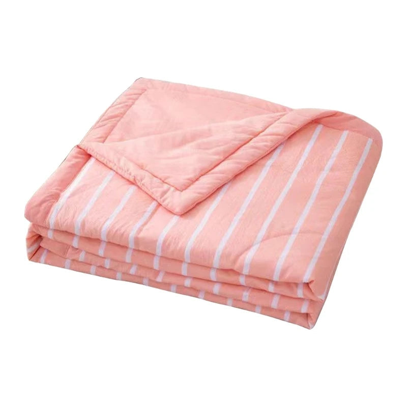 Cooling Quilt Breathable Cotton Sleep Aid Blankets For Home And Travel