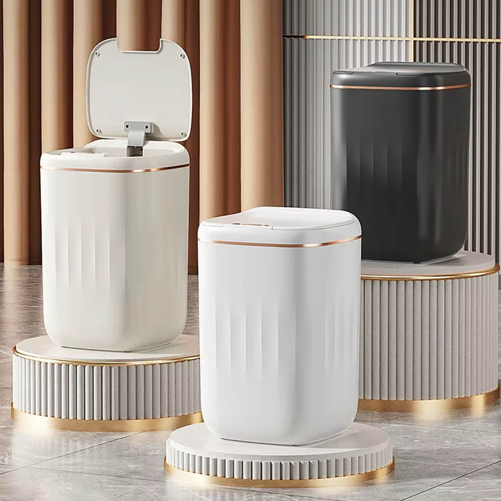 24L Smart Sensor Trash Can Bathroom Electronic Garbage Bucket Automatic Intelligent Dustbin For Kitchen Toilet Wastebask