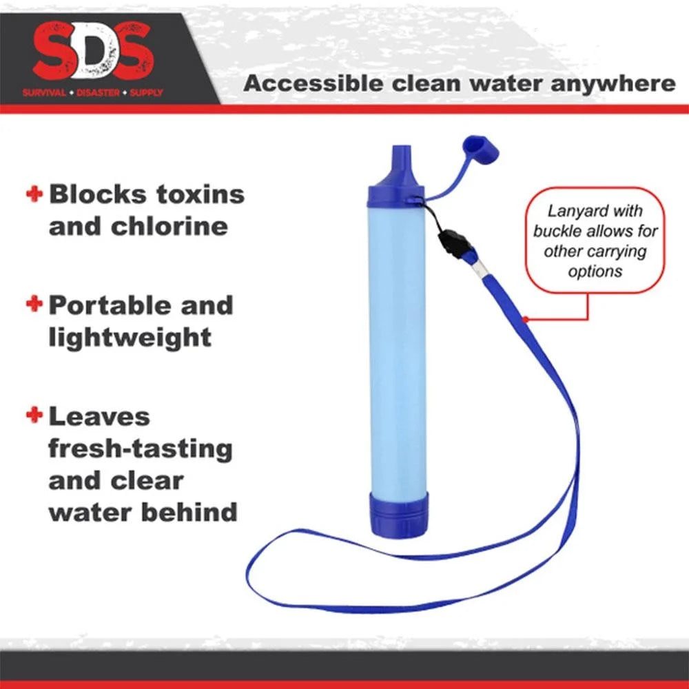 Outdoor Water Purifier For Camping Hiking Emergency Use