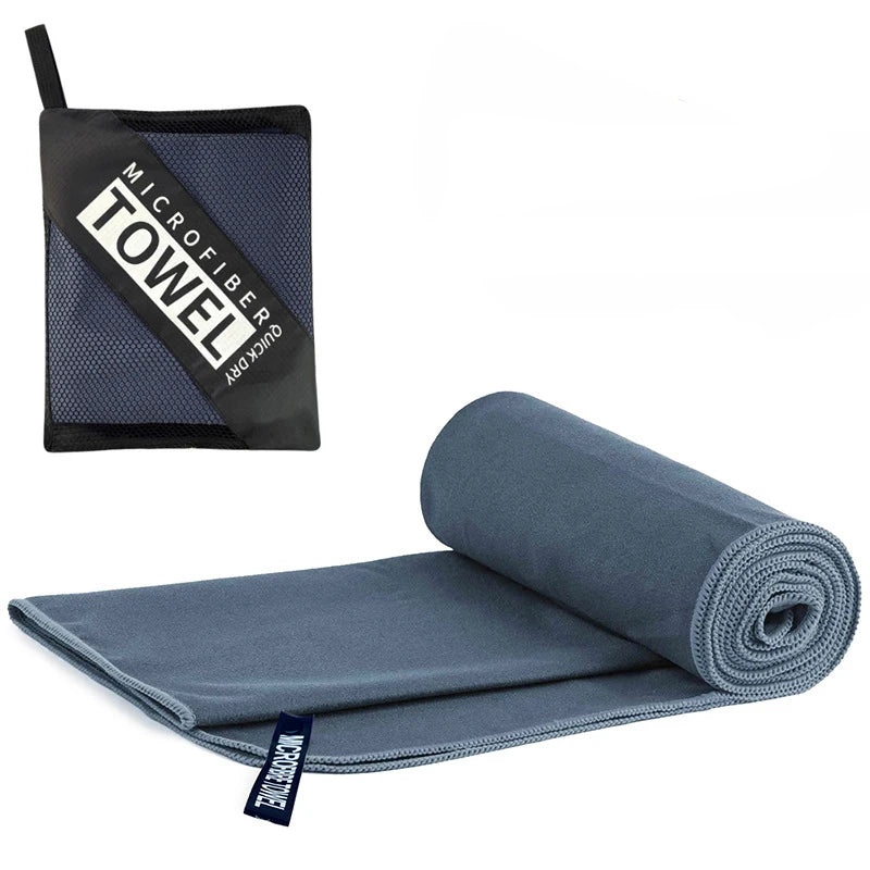 Quick Drying Microfiber Camping Towel Super Absorbent Gym/Swimming 40X80cm Lightweight Sports/Beach/ Travel Towels