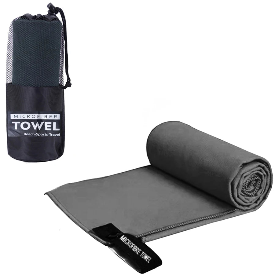 Quick Drying Microfiber Camping Towel Super Absorbent Gym/Swimming 40X80cm Lightweight Sports/Beach/ Travel Towels