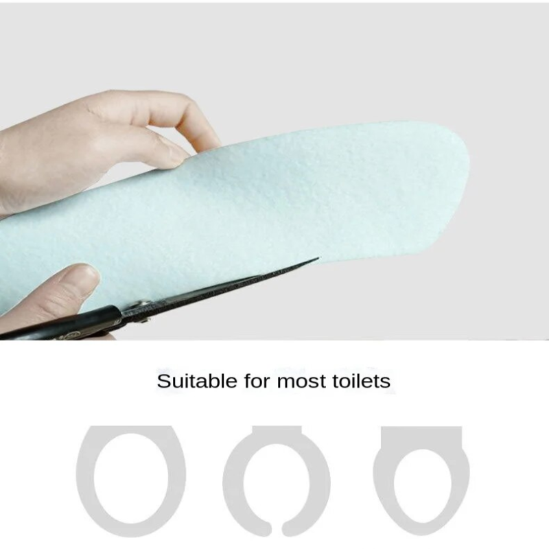 Toilet Seat Cover Yellow Lamb Pattern Washable Mat Bathroom Pad Cushion Accessories
