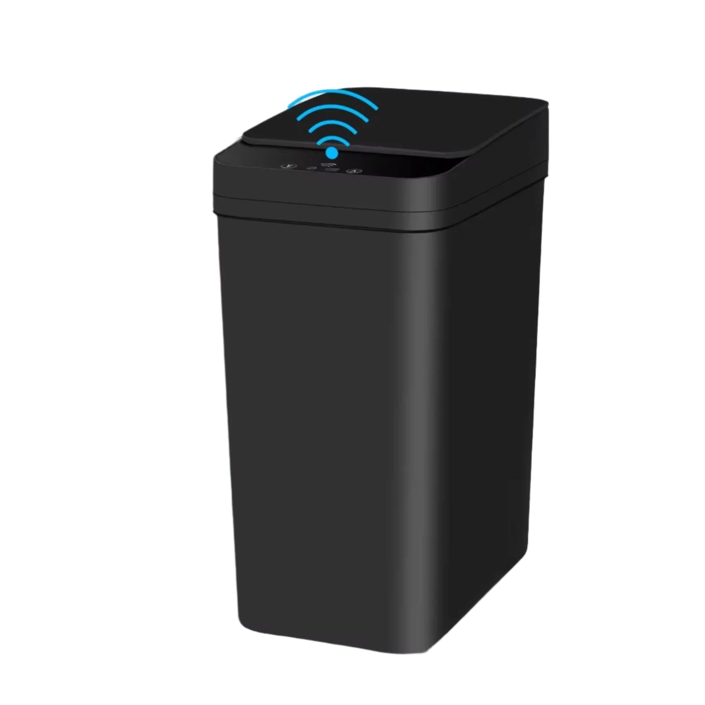 Bathroom Touchless Trash Can 12L Automatic Motion Sensor Lid Odor Proof Bin