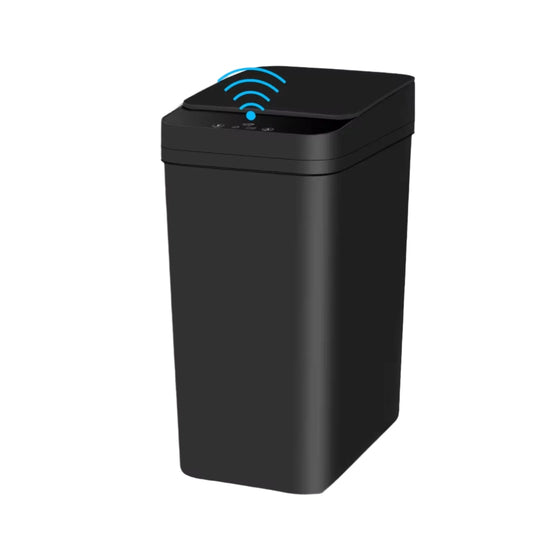 Bathroom Touchless Trash Can 12L Automatic Motion Sensor Lid Odor Proof Bin