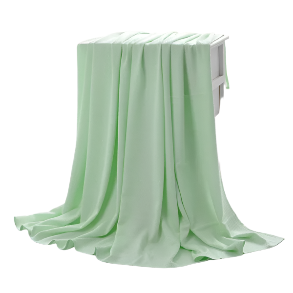 Summer Cooling Bamboo Fiber Blanket Thin Breathable Throw For Bed Sofa Travel

<