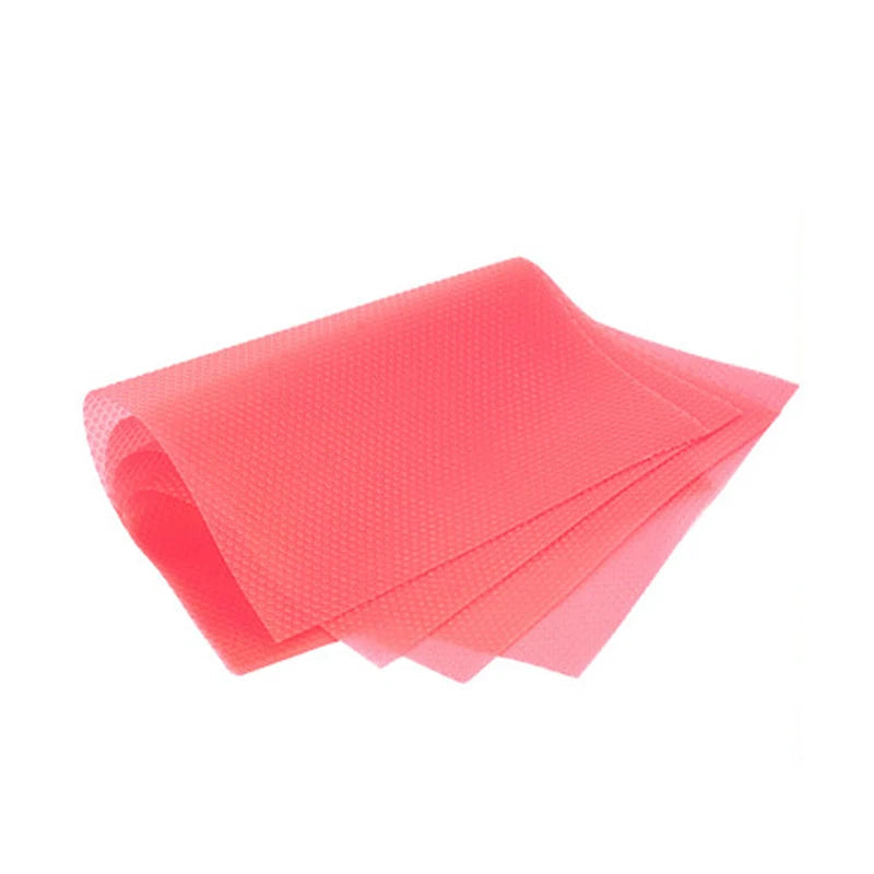 4Pcs Eva Waterproof Fridge Mat Washable Kitchen Liner Anti Oil Drawer Pad