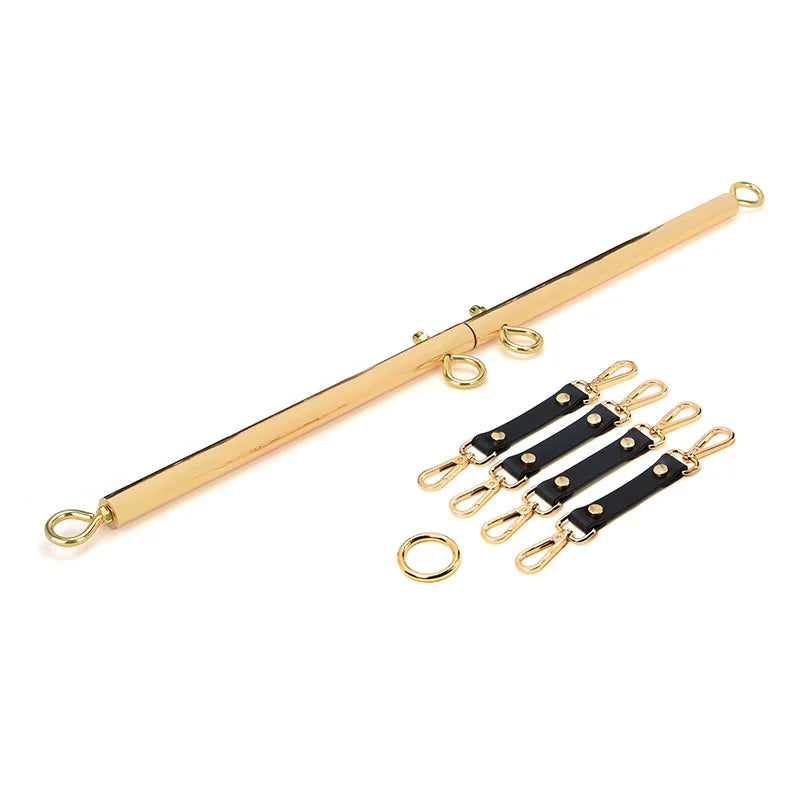Bdsm Spreader Bar With Handcuffs Ankle Cuffs Fetter Collar Sex Toys For Women Harness Acc Slave Restraints Restaint Game