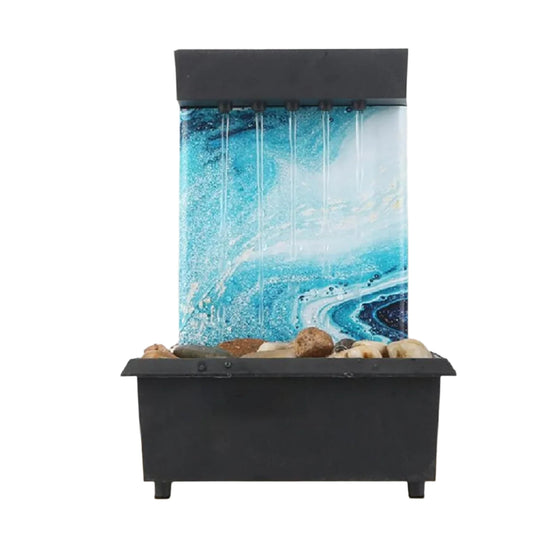 Tabletop Fountain Decor Water Landscape Ornament Attract Wealth Relax Zen Meditation