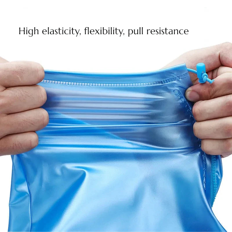 Silicone Waterproof Shoe Cover Unisex Shoes Protectors Rain Boots For Indoor Outdoor Rainy Reusable Quality Non Slip