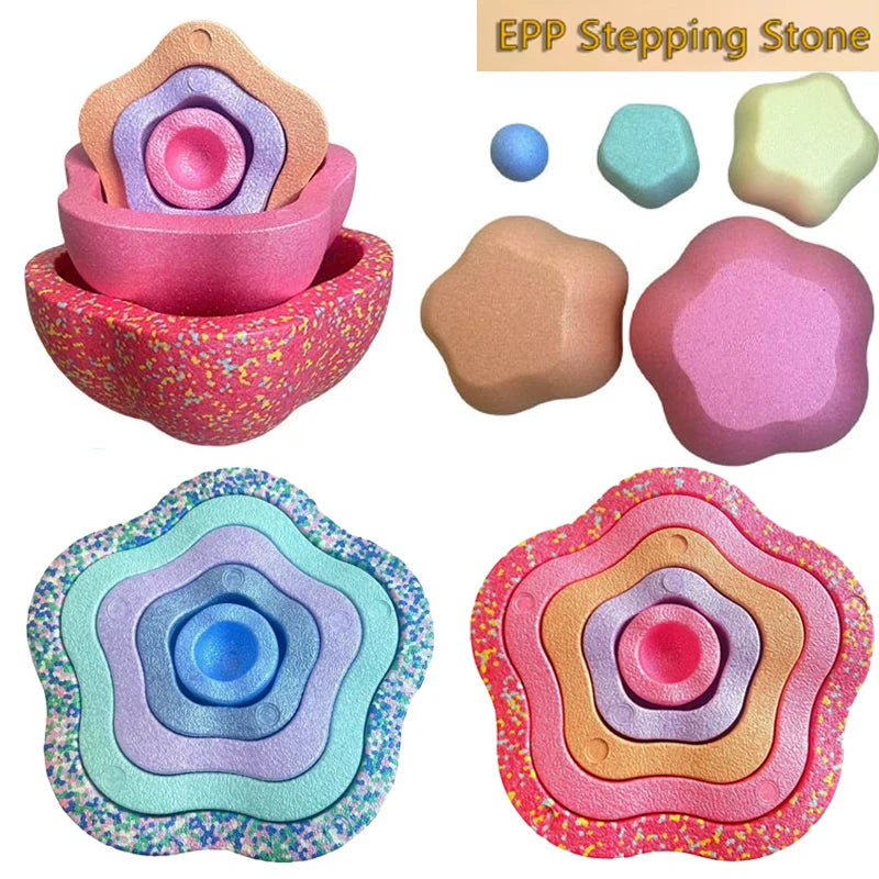 Foam Balance Stepping Stone Kids Sports Toys Touch Sensory Integration Training Equipment Outdoor Games For Children