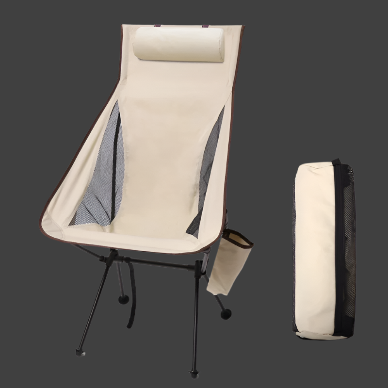 Westtune Folding Camping Chair With Headrest Lightweight Tourist Chairs Aluminum Alloy Fishing Outdoor Furniture