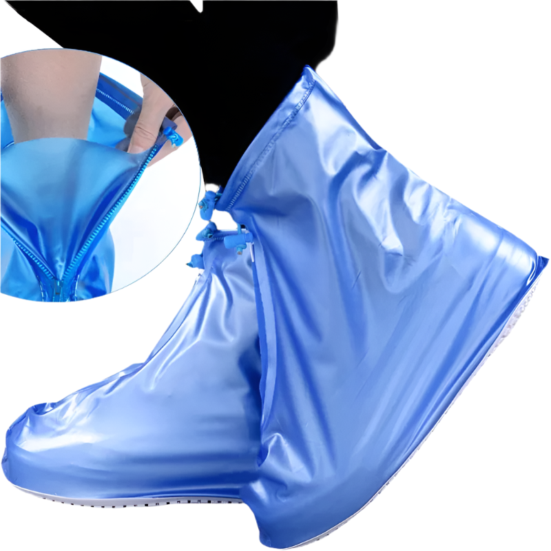 Silicone Waterproof Shoe Cover Unisex Shoes Protectors Rain Boots For Indoor Outdoor Rainy Reusable Quality Non Slip
