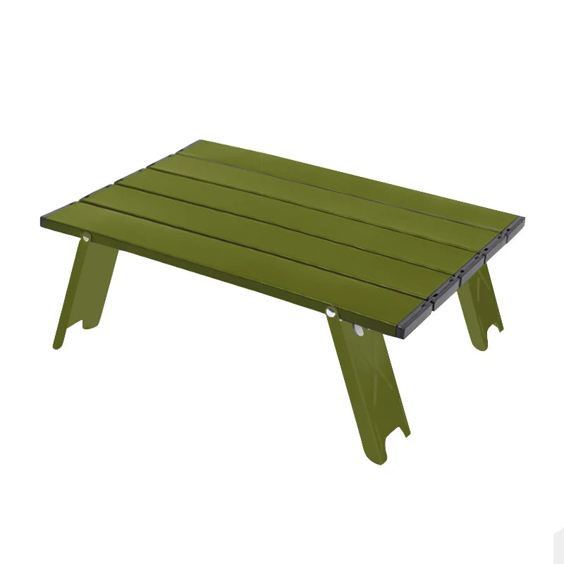 Westtune Mini Camping Table Ultralight Portable Aluminum Alloy Outdoor Roll Up Folding For Backpacking Picnic Bbq