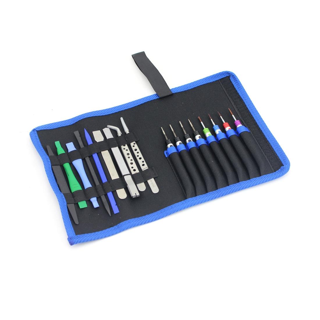 Seventeen In One Multi Functional Repair Tool Set For Mobile Phones With Bag