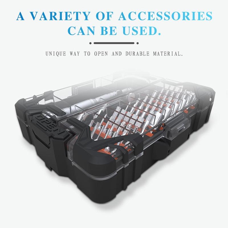62 In 1 Multi Functional Screwdriver Set For Electronics Maintenance And Repair