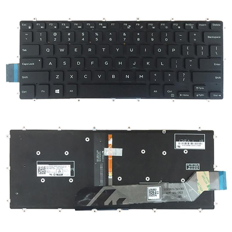 Backlit Replacement Keyboard For Dell Inspiron 13 Series Laptop Models
