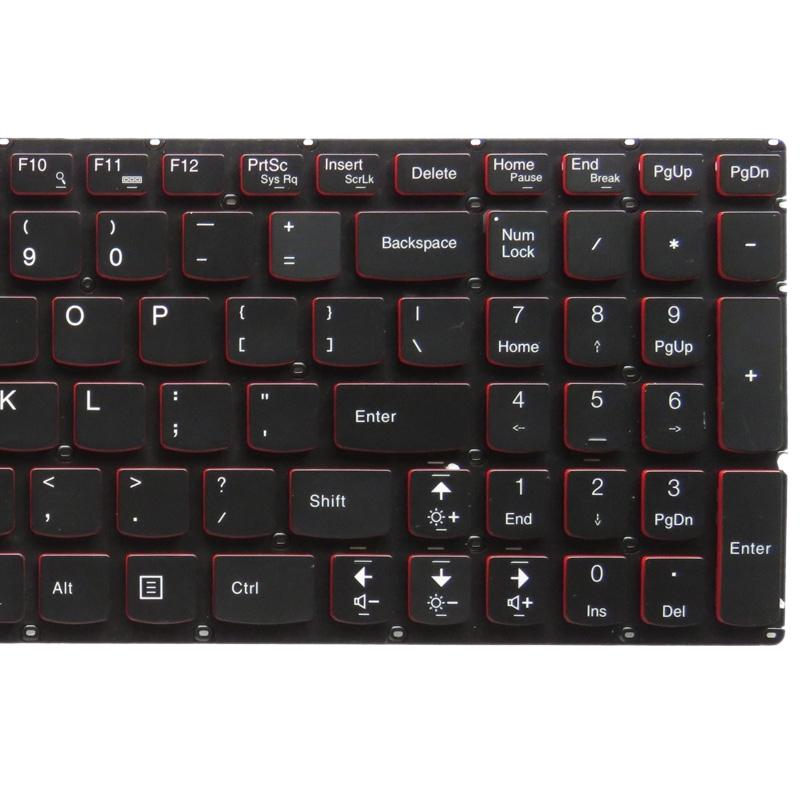 Backlit Keyboard For Lenovo Ideapad Y700 Series Us Version Replacement