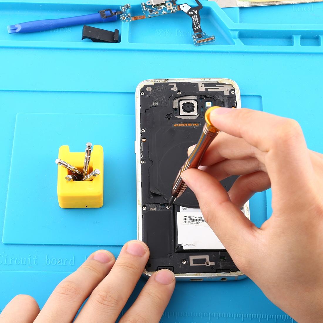 16 Piece Mobile Phone Repair Tool Set With Screwdriver And Crowbar