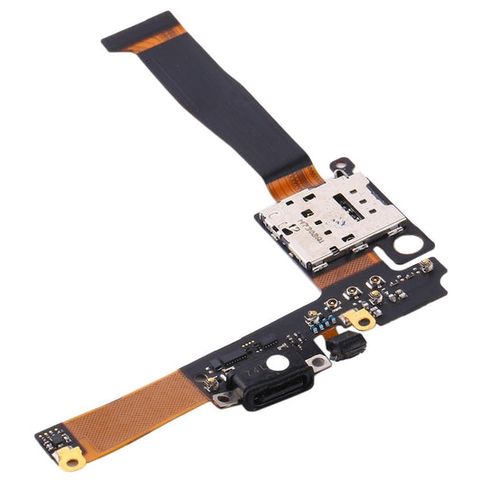 Charging Port Flex Cable With Sim Card Holder Socket For Nokia 8 Sirocco