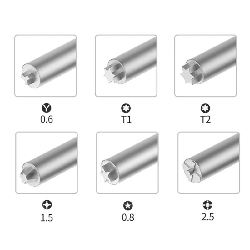 6 In 1 3D Screwdriver For Mobile Phone Dismantling Tool Bst 898