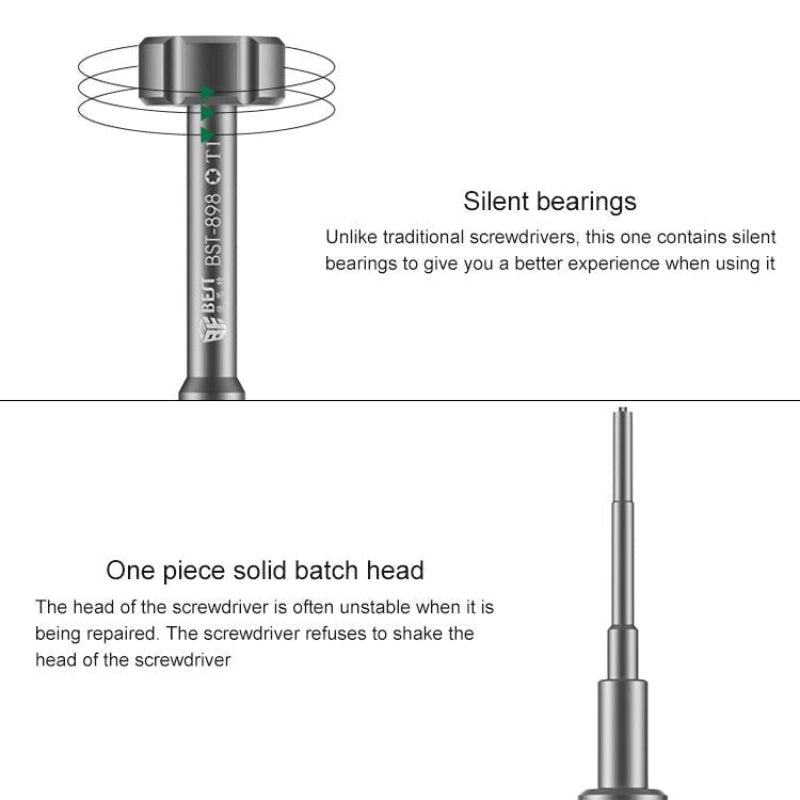 6 In 1 3D Screwdriver For Mobile Phone Dismantling Tool Bst 898