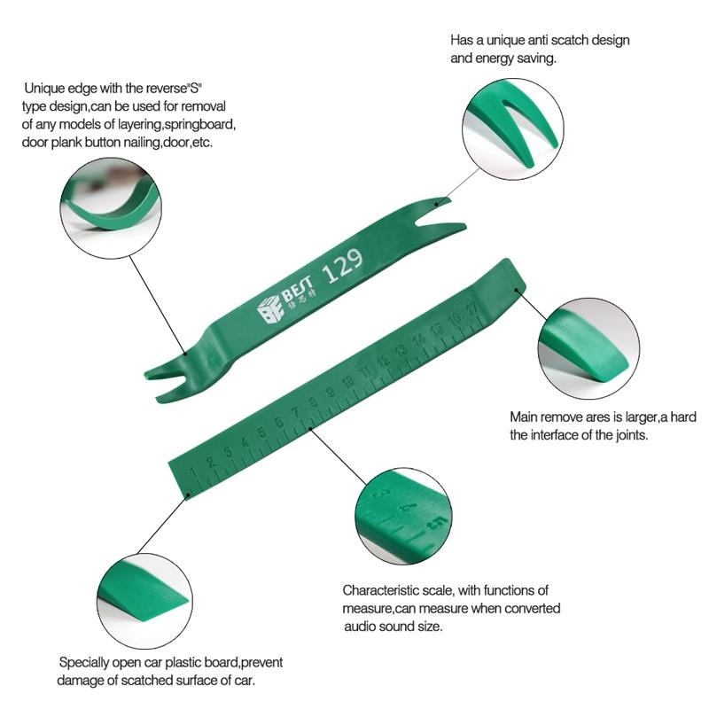 Double Bend Plastic Pry Tool For Automotive And Furniture Applications