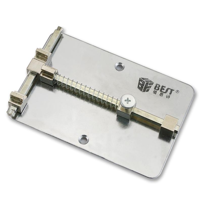 Stainless Steel Mobile Phone Pcb Repair Tool Holder With Adjustable Clips