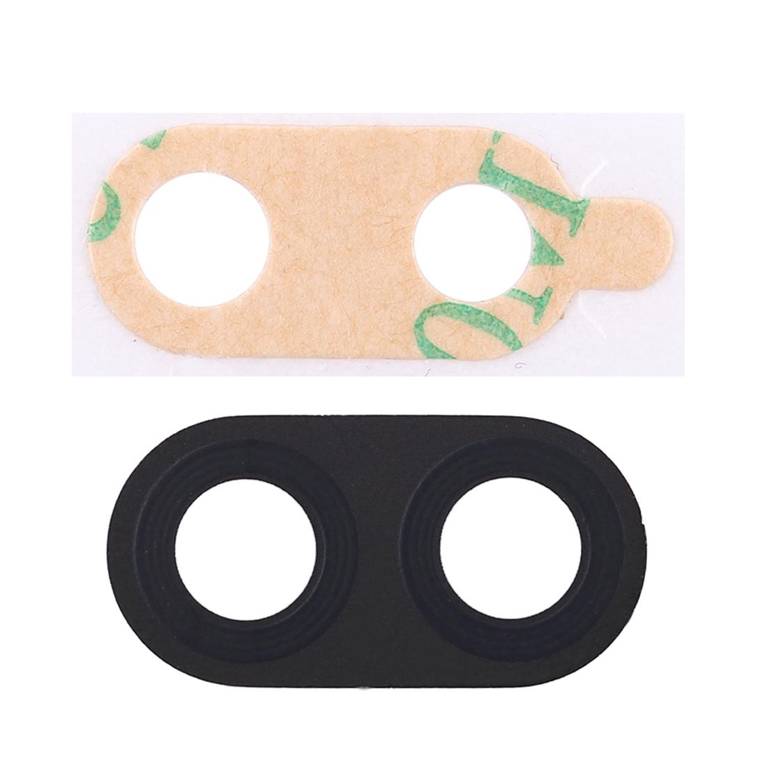 10 X Back Camera Lens Covers With Sticker For Galaxy C8 / C710 Black