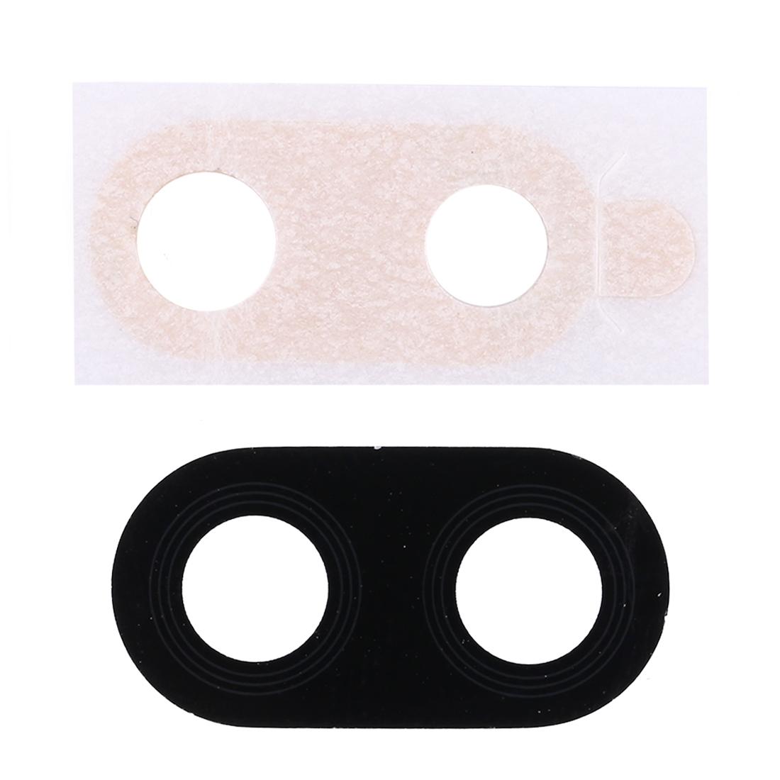10 X Back Camera Lens Covers With Sticker For Galaxy C8 / C710 Black