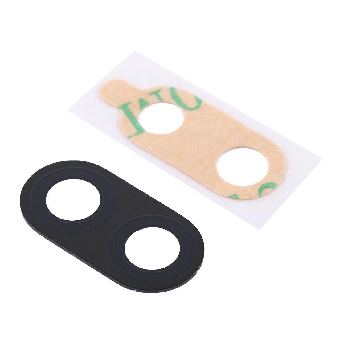 10 X Back Camera Lens Covers With Sticker For Galaxy C8 / C710 Black