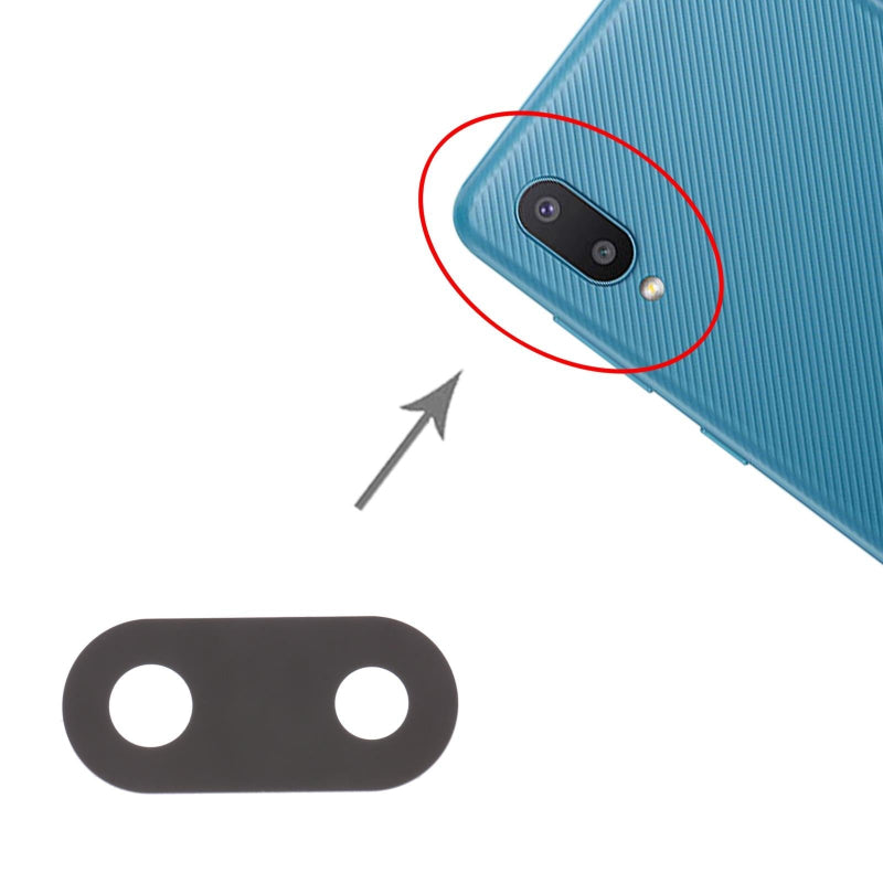 Ten Pack Rear Camera Lenses For Samsung Galaxy A02 Replacement Parts