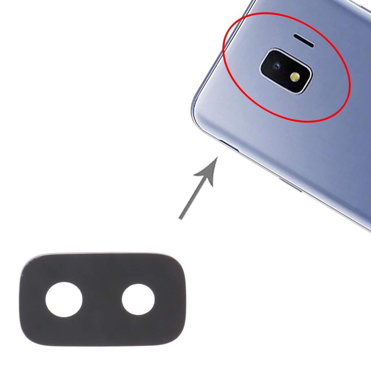 10 Piece Replacement Rear Camera Lens For Samsung Galaxy J2 Core 2020 Sm J260