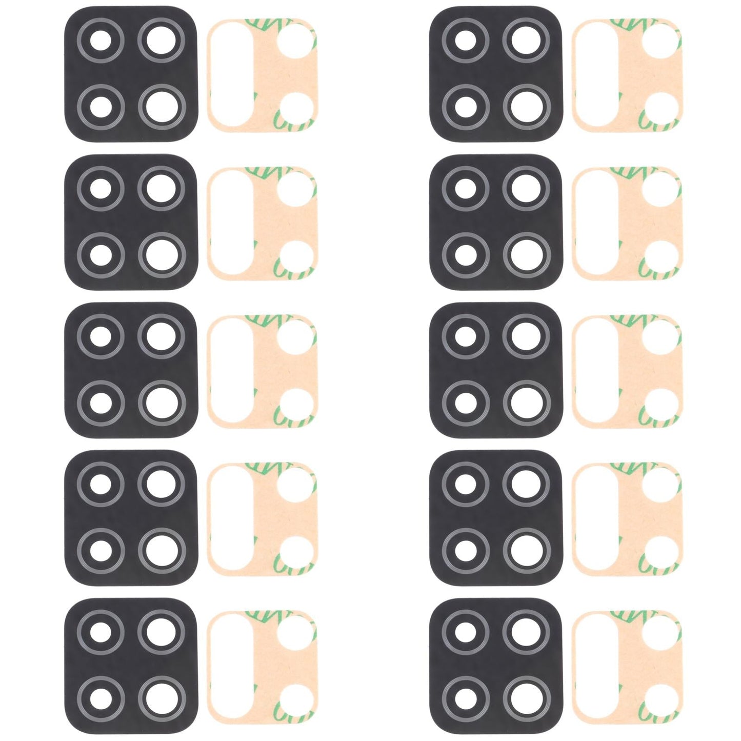 Samsung Galaxy M12 Back Camera Lens Replacement Set Of Ten Filters