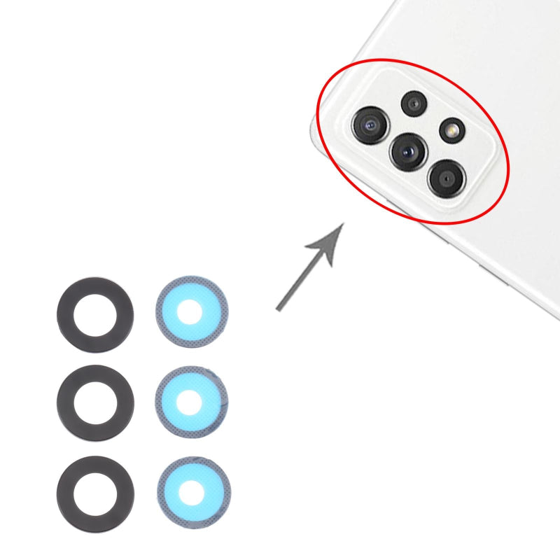 10 Pack Rear Camera Lenses For Samsung A526