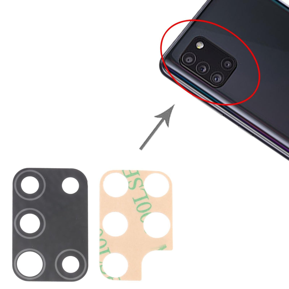 10 Piece Rear Camera Lens Set For Samsung Galaxy A315 Mobile Phone Parts