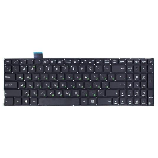 Russian Keyboard For Asus X542 Series Compatible Replacement Black
