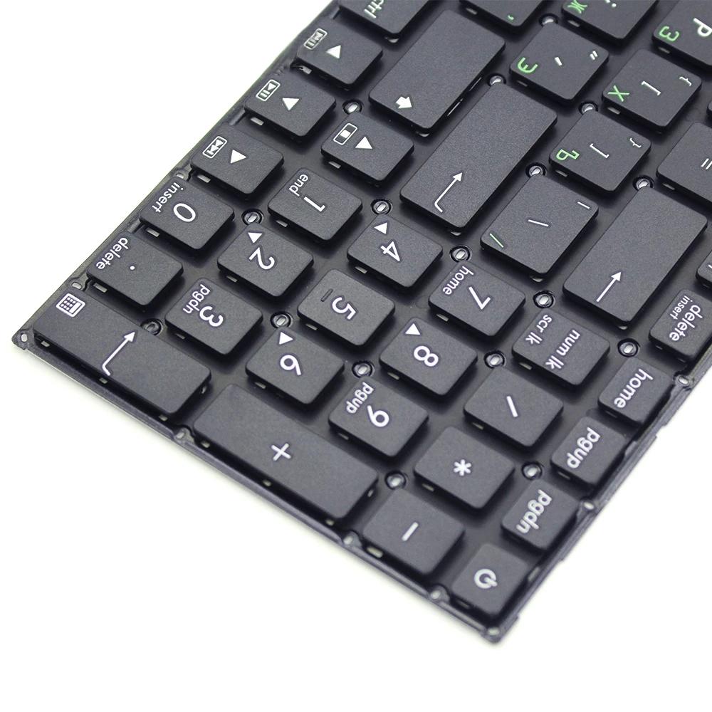 Russian Keyboard For Asus X542 Series Compatible Replacement Black