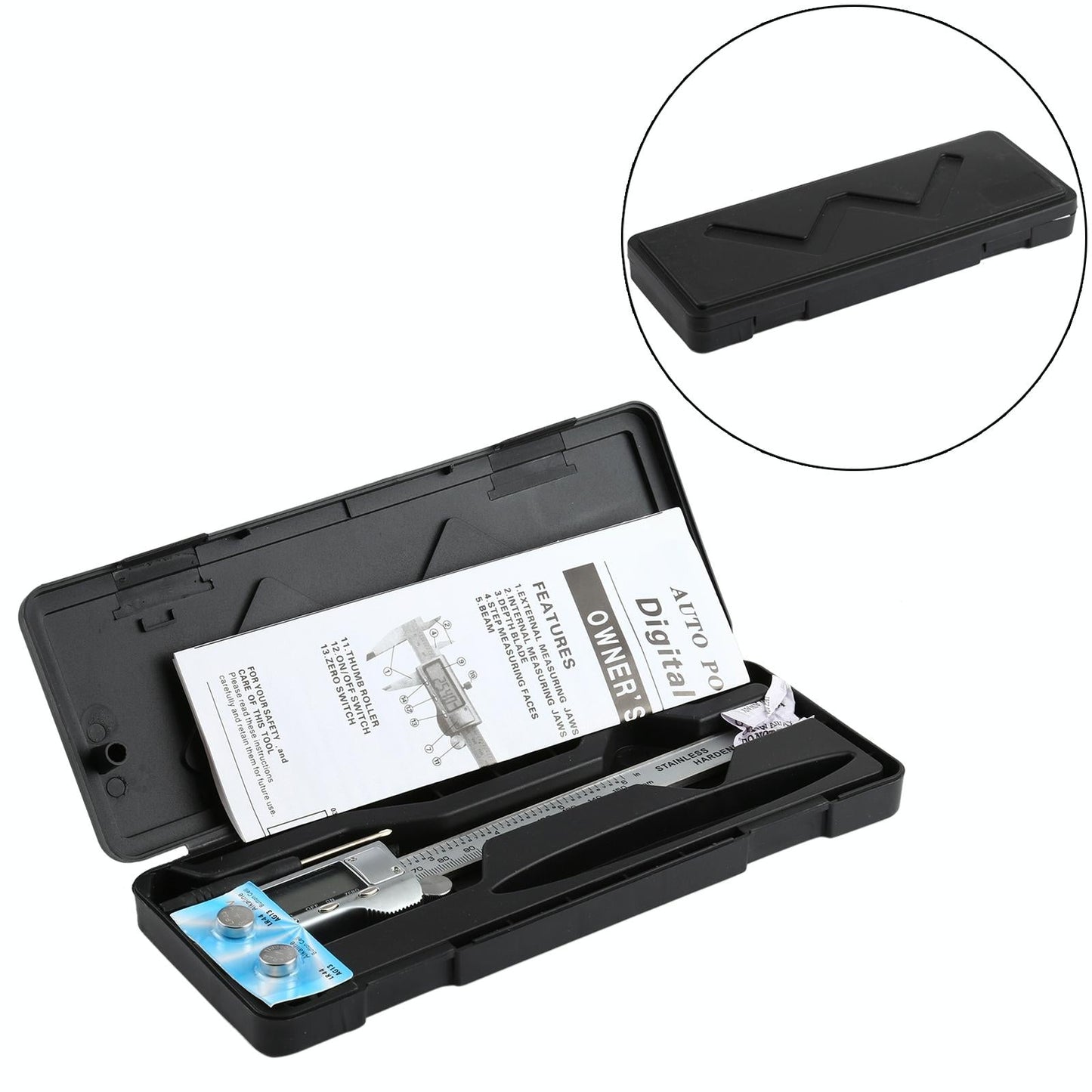 Digital Vernier Caliper With Lcd Display Measuring Tool