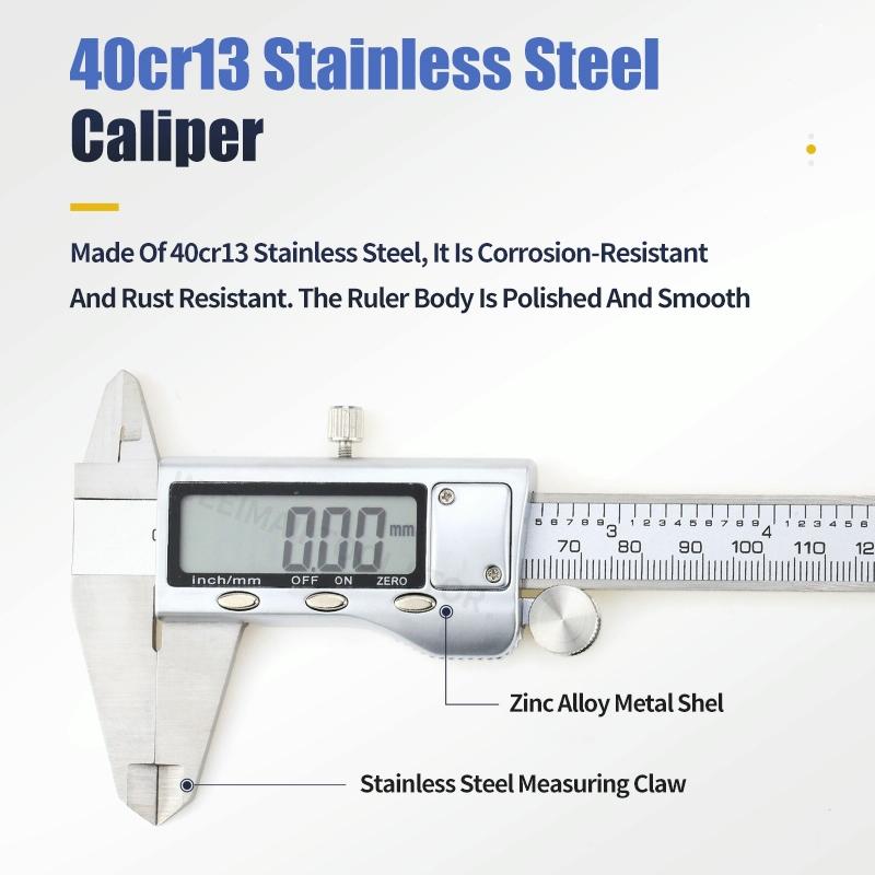 Digital Vernier Caliper With Lcd Display Measuring Tool