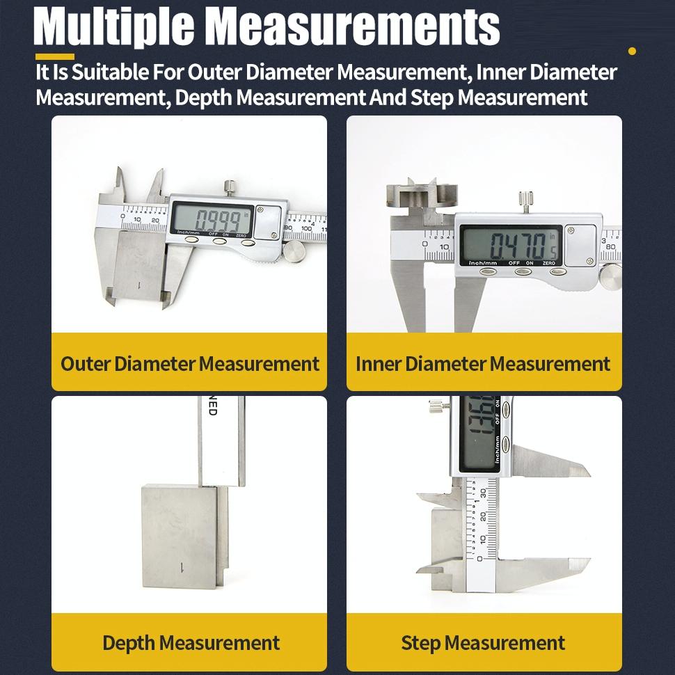 Digital Vernier Caliper With Lcd Display Measuring Tool