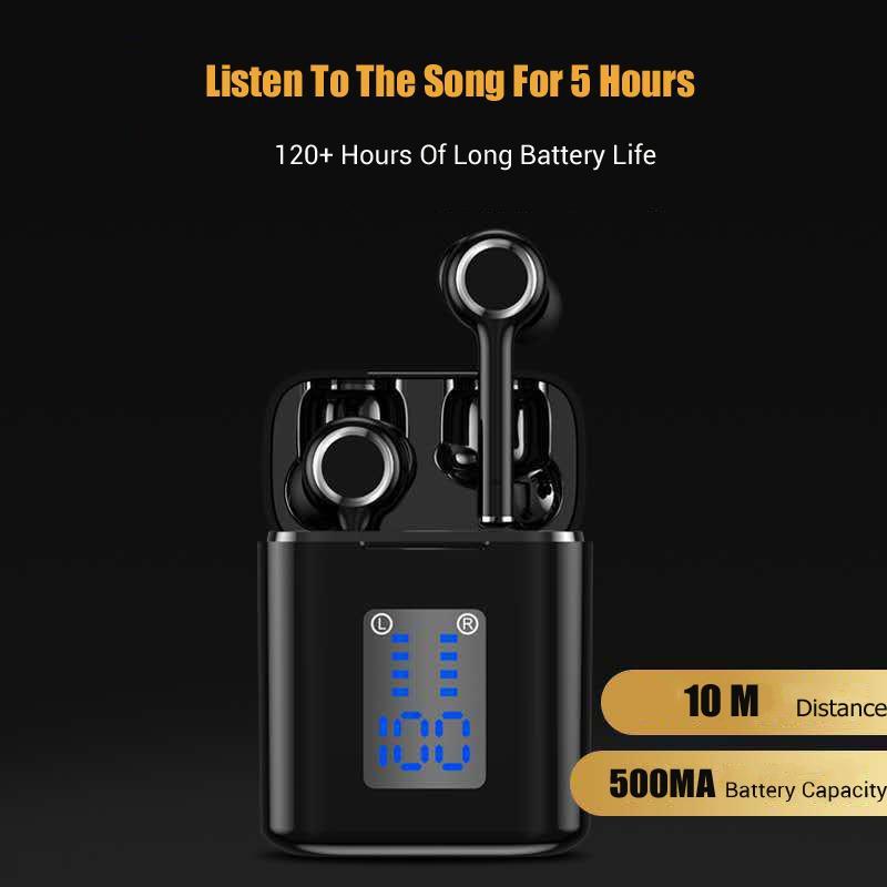 5D Stereo T And G Tg905 True Wireless Bluetooth Earphones With Led Display
