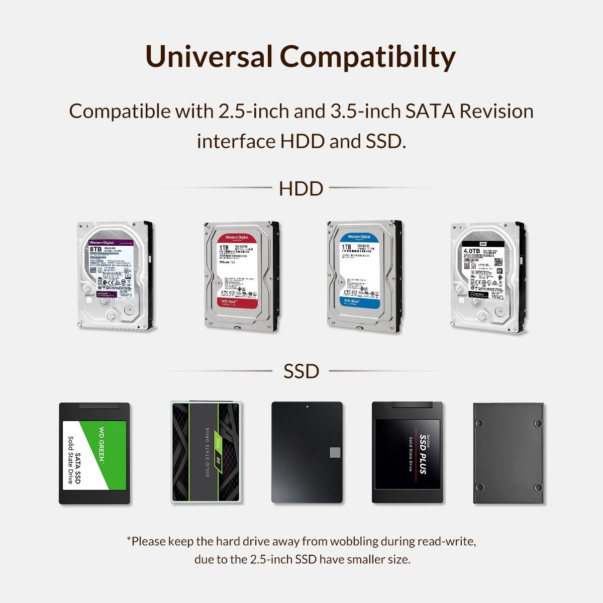 Three Point Five Inch Hard Drive Enclosure For Computers And Tablets