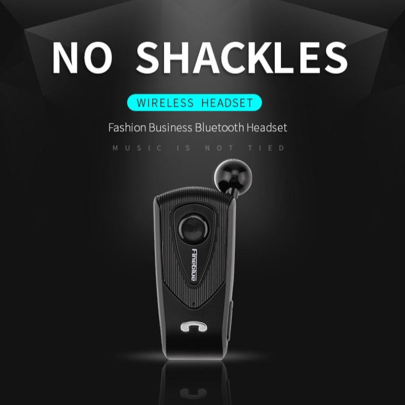Retractable Bluetooth Headset With Caller Reminder And Anti Theft Vibration